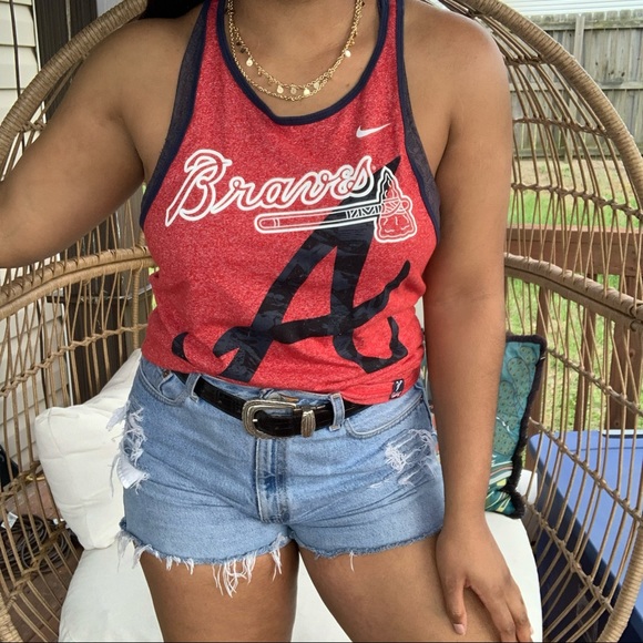 Nike Tops - Nike Atlanta Braves Tank Top SZ S